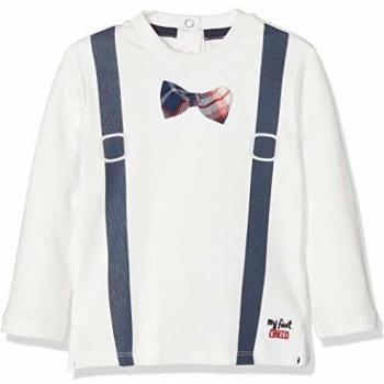 Chicco 09006530000000-030, Camiseta Unisex bebé, Blanco