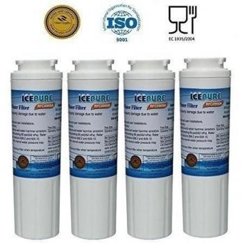 Paquete De 4 - IcePure Filtro De Agua para reemplazar Maytag, Amana, Kenmore, Jenn-Air, Whirlpool, Kitchenaid, UKF8001, UKF8001AXX, UKF-8001P, UKF9001, UKF9001AXX, 469006, 469992, 9005, 9006, 469030, 12527304, 4396395, WF295, WF50, SGF-M10