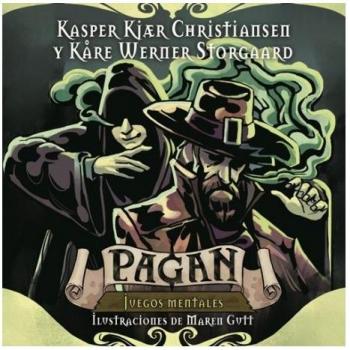 Juego Mental PAGAN: El Destino de Roanoke - Juego de mesa estratégico y de deducción, diseñado para 1-4 jugadores, con temática histórica basada en el misterio de la colonia perdida de Roanoke, incluye componentes como