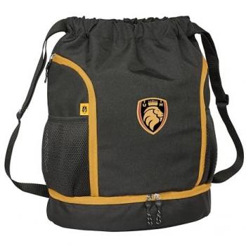 Mochila Saco Kings League Ultimate Móstoles Negra 35 x 40 x 1 cm, Ideal para Niños de Diferentes Edades, Cómoda y Versátil, Calidad y Resistencia