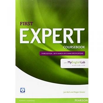 Expert First 3rd Edition Coursebook with Audio CD and MyEnglishLab Pack - 9781447962014