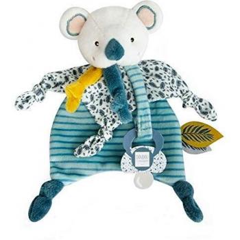 Doudou et Compagnie Yoca el Koala - Doudou Sujetachupetes Azul