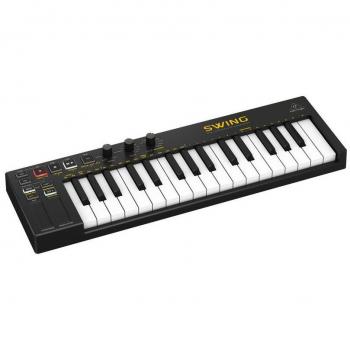 Behringer SWING 32-Key USB MIDI Controller Keyboard with 64-Step Polyphonic Sequencing, Chord Modes, and Arpeggiator