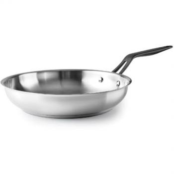 Sartén Origin 18 cm - Acero Inoxidable 18/10 con Fondo Termodifusor, Mango Recubierto PVD, Apta para Inducción, Lavavajillas y Horno