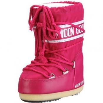 Tecnica Moon Boots - Botas de nieve de nailon, color rosa, talla 45-47
