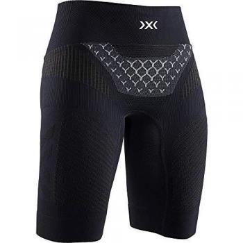 X-Bionic Twyce G2 Run Pantalón Corto, Mujer, Negro, L
