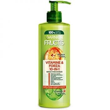Garnier Fructis Tratamiento Sin Aclarado 10 en 1 Fuerza y Brillo 400 ml