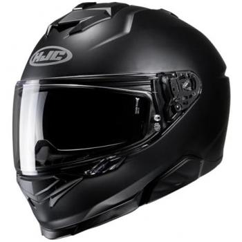 HJC Casco Integral i71 Negro Mate, tipo: casco de moto integral, características: color negro mate, modelo i71, diseño sólido