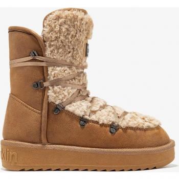 Botas Australianas de Mujer con Forro de Pelo Nordic Fur en Marrón Claro D.Franklin