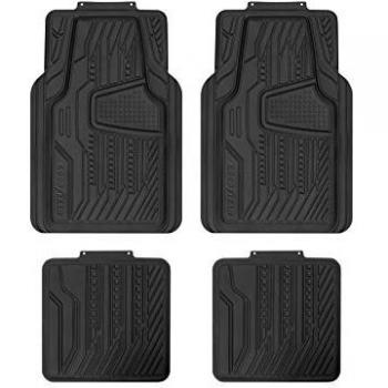 Goodyear Alfombra de Goma, 4 piezas, Negro America