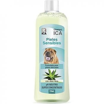 ICA CHPM18 Champú para Piel Sensible con Aloe Vera para Perros
