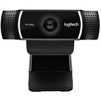 Logitech C922 webcam 1920 x 1080 pixels USB Black