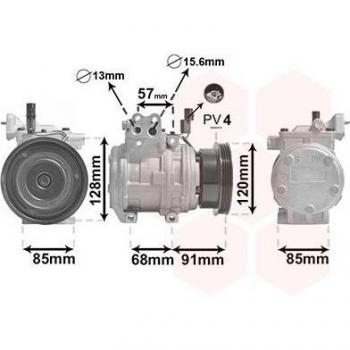 Compresor de aire acondicionado VAN WEZEL 8300K145