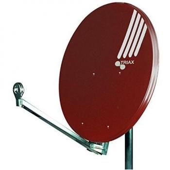 Parabólica Triax Hit FESAT 75 - 10,7 a 12,75 GHz - 37,3 dBi - Ángulo de 15 a 45° - Color Marrón - Aluminio - Dim