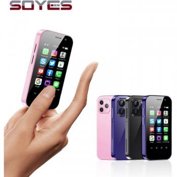 Smartphone SOYES XS14 PRO 4G Mini 3.0 Android 9.0 Quad-Core RAM 3GB/4GB ROM 64GB/128GB Face ID 2600mAh OTG Doble SIM Negro
