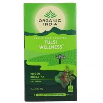Tulsi Wellness Infusiones de Tulsi Orgánico 25 Bolsitas Organic India