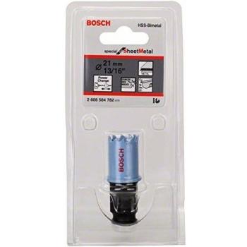 Sierra de Corona Bosch para Metal Laminado 21 mm con Cambio Rápido