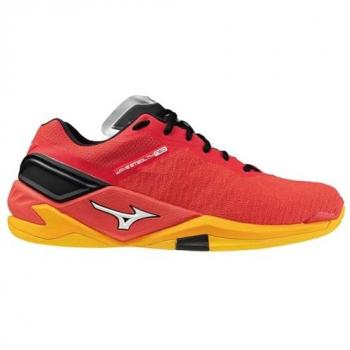 Zapatillas de balonmano Mizuno Wave Stealth Neo Rojo para hombre y mujer