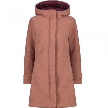 CMP Women's Brown Softshell Jacket with Fixed Hood