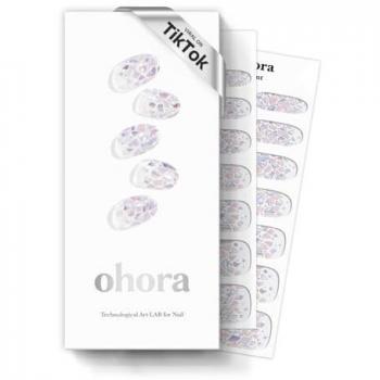 ohora Pre-Polymerized Gel Nail Stickers - Petal Rain Shade ND-351, 1 Piece