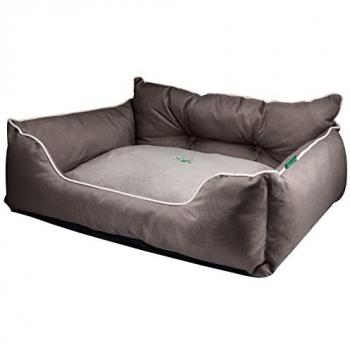 Cama Ergonómica para Mascotas 65x50x20 cm de Poliéster Gris - Benetton