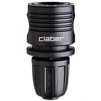 Racord automático para tubo de 16 mm Claber, conector universal para sistemas de riego