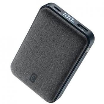 Powerbank Glam 10.000mAh Negro con Carga Rápida 20W y Pantalla LCD