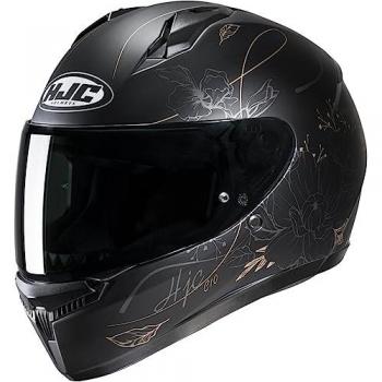 Casco Integral HJC C10 Epik Negro-Dorado Talla S
