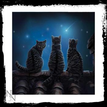 Gothic and Fantasy Light Up Cushion Wish Upon a Star