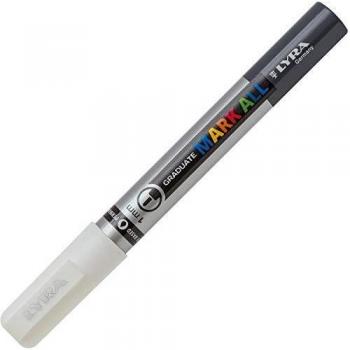 Rotulador Permanente Lyra Graduate Mark All 1mm - Ideal para Arte Gráfica, Oficinas y Escuelas