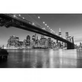 Impresión sobre Lienzo Manhattan Multicolor 120x4x60 cm - Poliéster y Madera