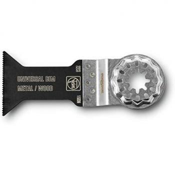 Hoja de sierra universal E-Cut Fein 63502223240, dimensiones 44x55mm, compatible con sistemas de oscilación