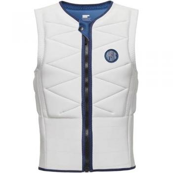 Mystic Chaleco Salvavidas Neopreno Outlaw Impact, chaleco salvavidas de neopreno, diseño de impacto, cierre frontal con cremallera, color blanco, talla XL