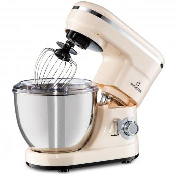 Klarstein Bella Mini Batidora de Cocina 1200 W 6 Niveles 4 Litros Acero Inoxidable Función Pulso