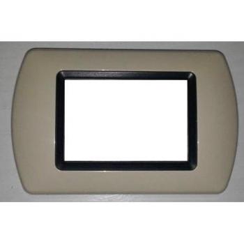 Placas Compatibles de ABS para Serie Living International - Color Cappuccino - 7 Foros