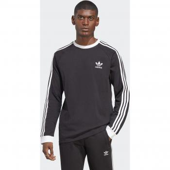 Adidas Originals Adicolor Classics 3-Stripes Long Sleeve T-Shirt for Men - Black Slim Fit