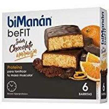 Bimanan BeFIT Protein Bars Chocolate Orange Flavor 6 Units
