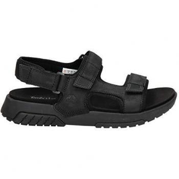 Timberland Anchor Watch Back Strap, Sandalias para Hombre, Negro Black Full Grain, 46 EU