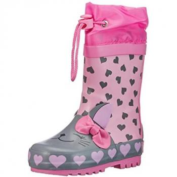 Playshoes Cat Girls' Rubber Rain Boots