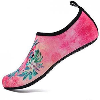VIFUUR Zapatos de Agua Hombres Mujeres niños Aqua Yoga Descalzos de Secado rápido Slip-en los Calcetines Pájaro llameante EU40/41