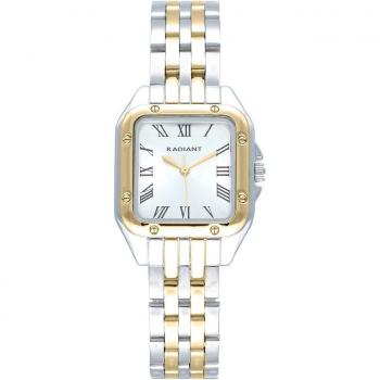 Reloj Radiant Bahamas RA618203 de mujer con correa bicolor y detalles en oro