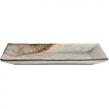 Plato moderno y elegante en gres H&H Crackle
