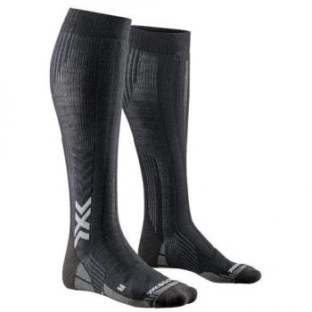 Calcetines de Montaña X-Socks Expert Merino OTC Unisex Adulto Black/Charcoal 42-44