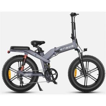 Bicicleta Eléctrica Engwe X20 Plegable 750W con 70Km de Autonomía en Gris