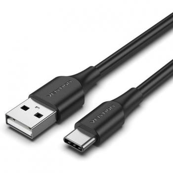 Vention CTHBC Cable USB Tipo-C a USB 2.0 Macho, 25cm, Negro