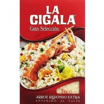 La Cigala - Gran Selección - Arroz redondo extra - 1 kg - [pack de 5]