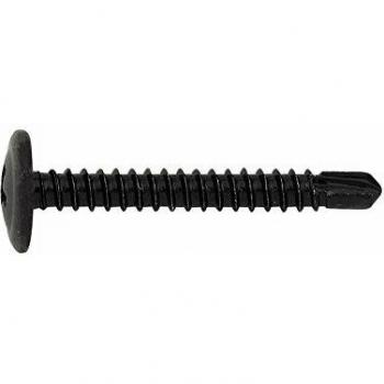 INDEX Fixing Systems TAEN4232 [TAEN] Tornillo autotaladrante de cabeza alomada baja, huella Phillips y arandela estampada. Negro