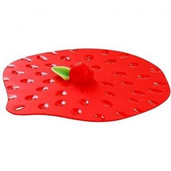 Tapa de Silicona Fresa 23 cm - Charles Viancin - Sello Hermético - Apto para Horno, Microondas, Congelador y Lavavajillas