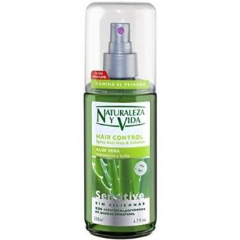 Naturaleza y Vida Hair Control Laca, Verde, 200 Ml