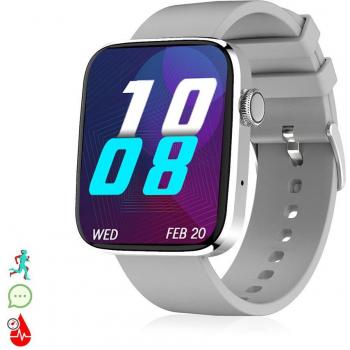 Smartwatch DT1 con corona giratoria inteligente, monitor de tensión y O2 en sangre